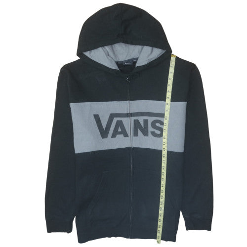 Vans Men's Black XL Full Zip Hoodie Sweatshirt