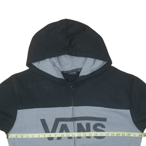 Vans Men's Black XL Full Zip Hoodie Sweatshirt