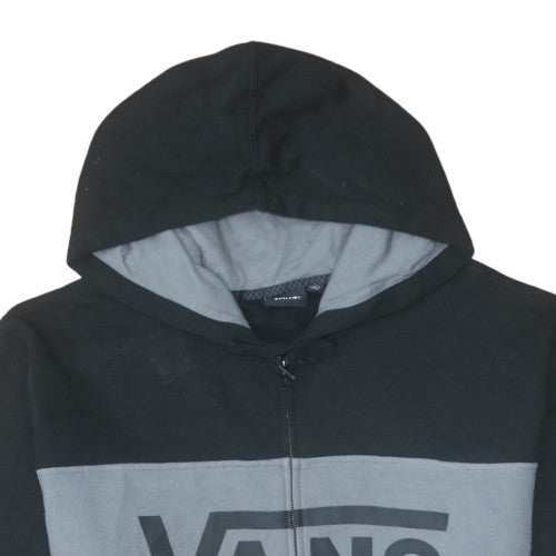 Vans Men's Black XL Full Zip Hoodie Sweatshirt