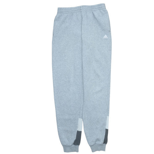 Adidas Boys Grey Jogger Sweatpants Size 14-15 Years Elastic Waist