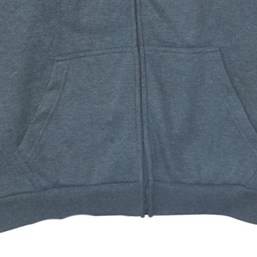 Lonsdale Men's Grey Full Zip Logo Sweatshirt 2XL Regular Fit