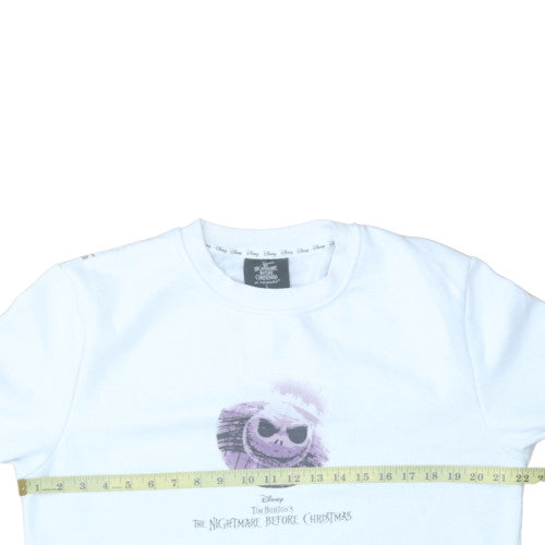 Primark Women White The Nightmare Before Christmas Sweatshirt L