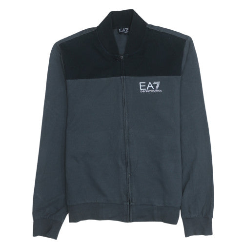 Emporio Armani EA7 Mens Black Full Zip Sweatshirt Size L