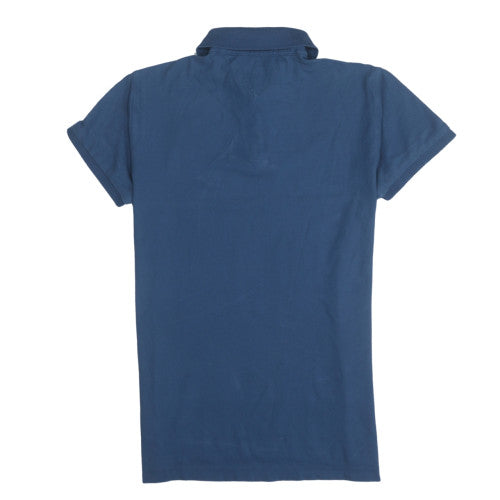 Tommy Hilfiger Men’s Blue Regular Fit Cotton Polo Shirt M