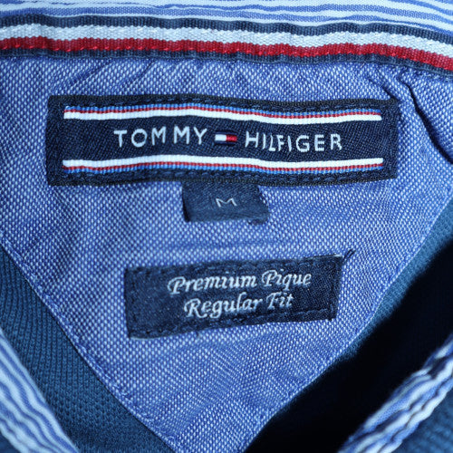 Tommy Hilfiger Men’s Blue Regular Fit Cotton Polo Shirt M