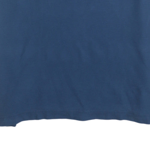 Tommy Hilfiger Men’s Blue Regular Fit Cotton Polo Shirt M
