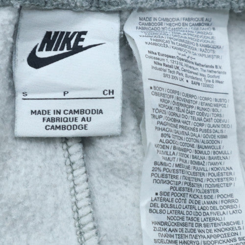 Nike Men's Grey Fleece Jogger Trousers Size S Sportswear