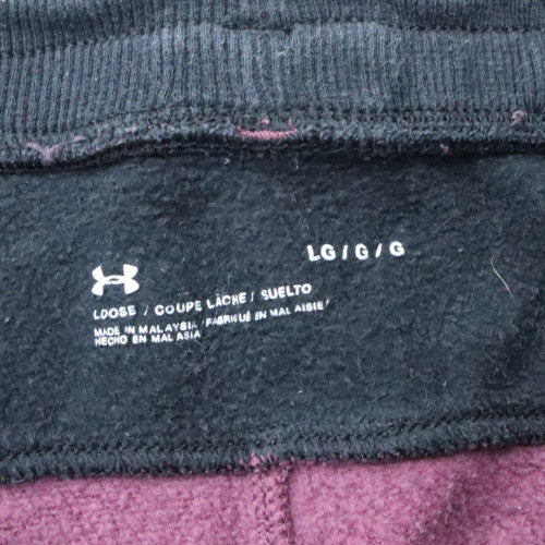 Under Armour Men’s Purple Jogger Sweatpants Size L Fleece Activewear