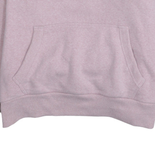Superdry Women Pink Pullover Hoodie Cotton Blend Lined Casual M