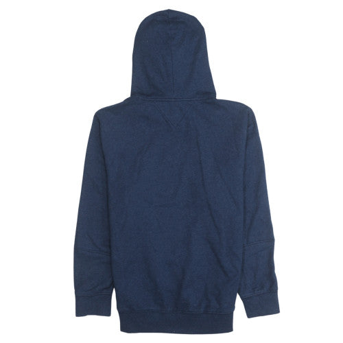 Tommy Jeans Men’s Blue Pullover Hoodie M Embroidered Logo