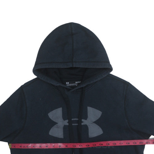 Under Armour Men's Black Small Pullover Hoodie ColdGear Fleece