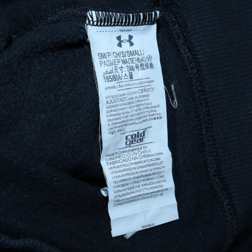 Under Armour Men's Black Small Pullover Hoodie ColdGear Fleece