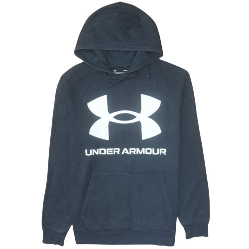 Under Armour Men’s Black Pullover Hoodie Medium Sports Fleece