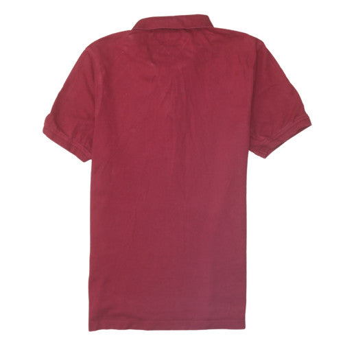 Tommy Hilfiger Men's Red Slim Fit Cotton Polo Shirt Size L
