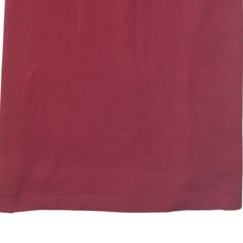 Tommy Hilfiger Men's Red Slim Fit Cotton Polo Shirt Size L