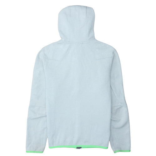Nike Men's Grey Full Zip Sports Hoodie Size S Lightweight Fleece