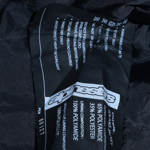 Alpinestars Men's Black Motorcycle Jacket M Biker Riding Coat