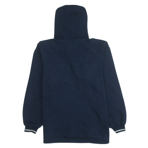 Nike Men Blue XL Pullover Fleece Hoodie with Drawstring Logo