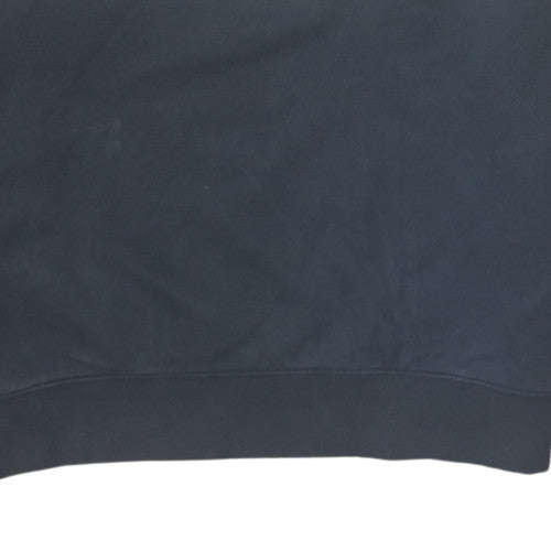Timberland Mens Black Graphic Logo Pullover Sweatshirt L