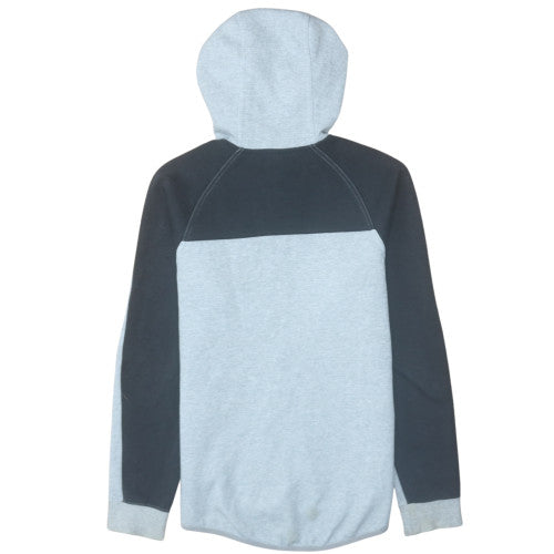 Nike Men Grey Full Zip Hoodie Size S Regular Fit Cotton Blend