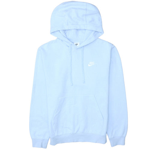Nike Men's Blue Pullover Hoodie XS Fleece Logo Sweatshirt
