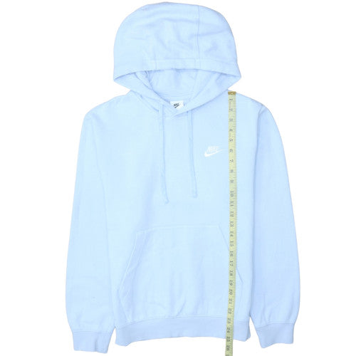 Nike Men's Blue Pullover Hoodie XS Fleece Logo Sweatshirt