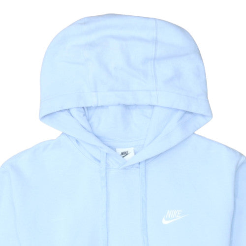 Nike Men's Blue Pullover Hoodie XS Fleece Logo Sweatshirt