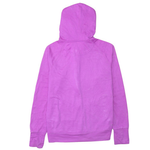 Adidas Womens Pink Full Zip Hoodie L Lightweight Casual Sportswear