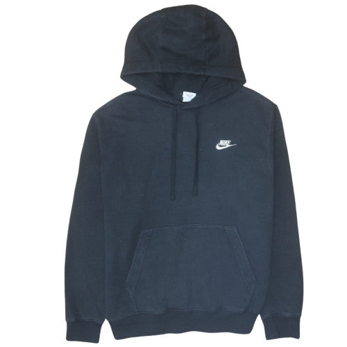 Nike Men's Black Pullover Hoodie Medium Fleece Regular Fit