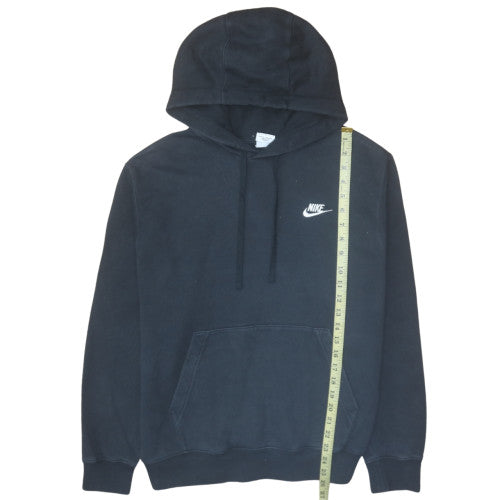 Nike Men's Black Pullover Hoodie Medium Fleece Regular Fit