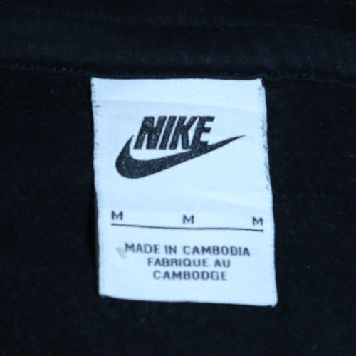 Nike Men's Black Pullover Hoodie Medium Fleece Regular Fit