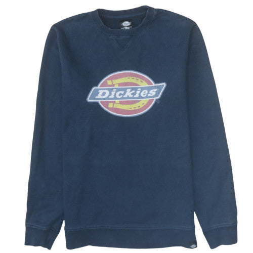 Dickies Men's Blue Crew Neck Pullover Sweatshirt Size Large