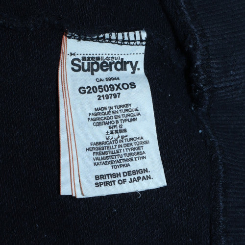 Superdry Men's Grey Crew Neck Graphic Pullover Sweatshirt XS