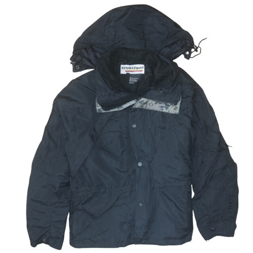 Renaultsport Men’s Black XL Nylon Parka Jacket Hooded Lined