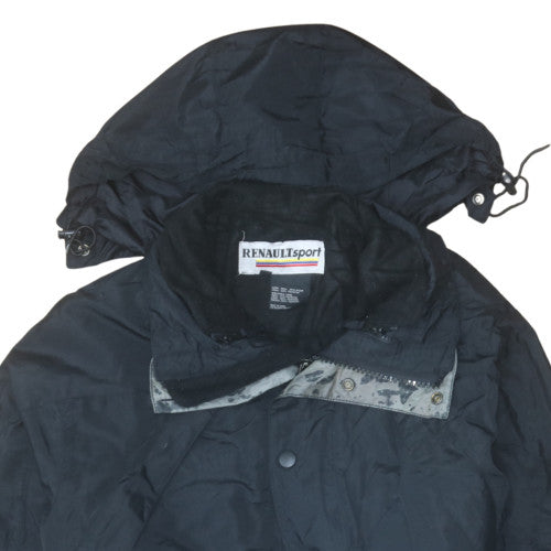 Renaultsport Men’s Black XL Nylon Parka Jacket Hooded Lined