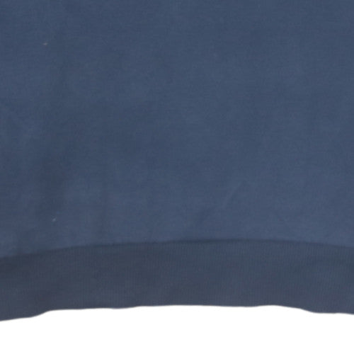 Napapijri Womens Blue Pullover Hoodie Cotton Size 12