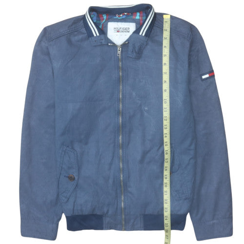 Tommy Hilfiger Denim Men's Blue Bomber Jacket Size M Cotton Blend