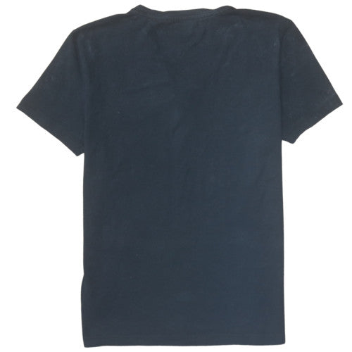 Tommy Hilfiger Men's Black V-Neck Cotton T-Shirt Size L