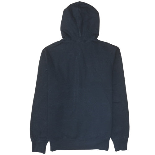 New Balance Womens Black M Full Zip Hoodie Sweatshirt Cotton Blend