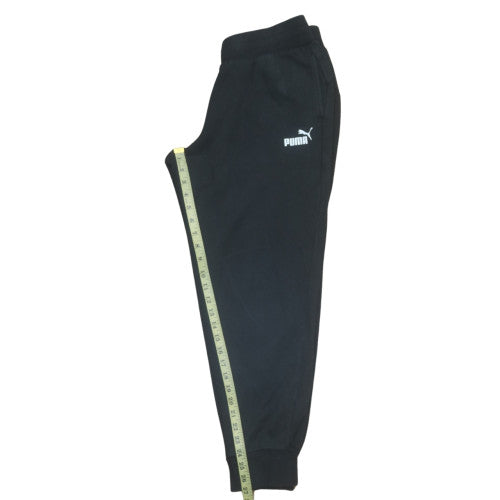 Puma Womens Black Fleece Jogger Trousers Size M