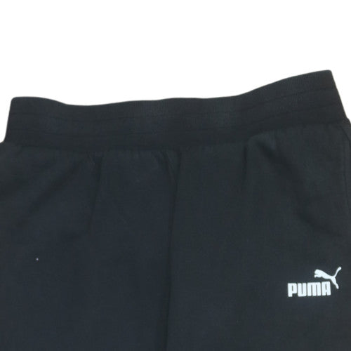 Puma Womens Black Fleece Jogger Trousers Size M
