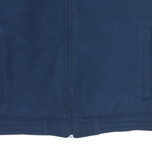 Adidas Men's Blue Full Zip Hoodie S Sports Fleece Jacket