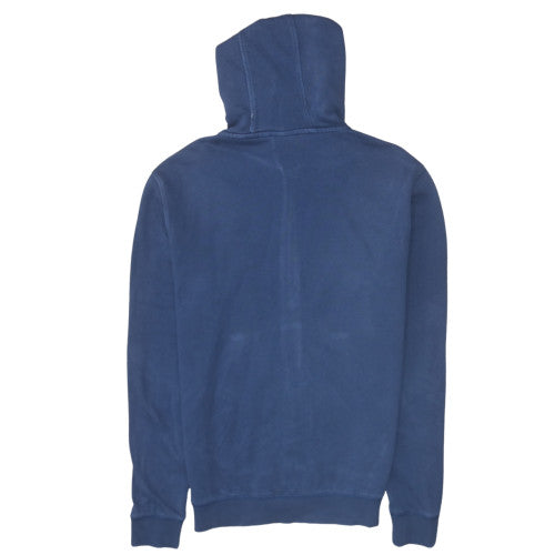Napapijri Men's Blue Full Zip Hoodie M Regular Fit Logo