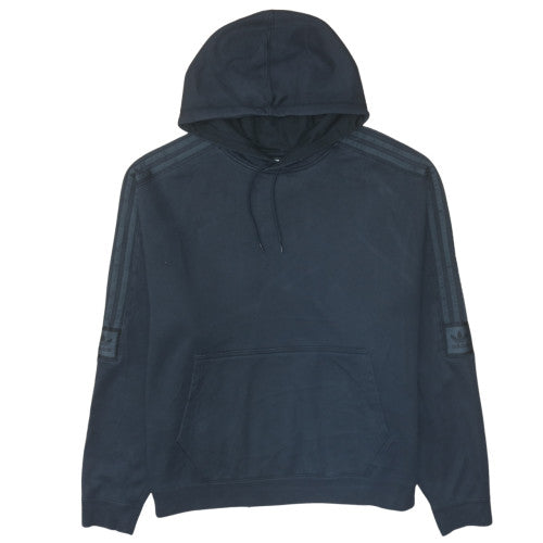Adidas Men’s Navy Hoodie XL Pullover Hooded Cotton Blend Sweatshirt