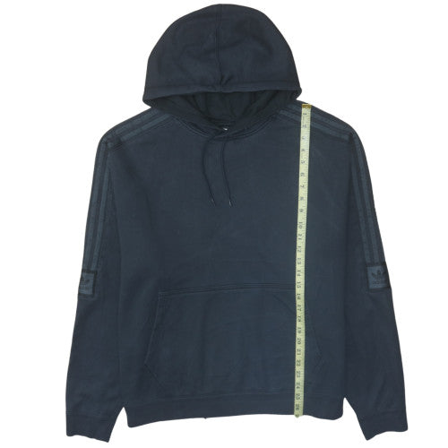 Adidas Men’s Navy Hoodie XL Pullover Hooded Cotton Blend Sweatshirt