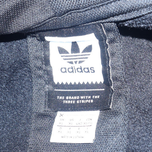 Adidas Men’s Navy Hoodie XL Pullover Hooded Cotton Blend Sweatshirt