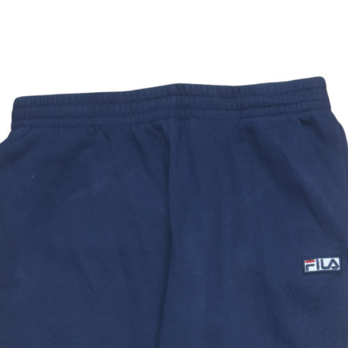 Fila Mens Blue Sweatpants L Regular Fit Fleece Joggers