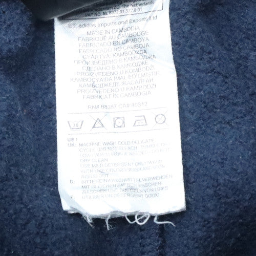 adidas Men's Blue Regular Fit Tapered Sweatpants M