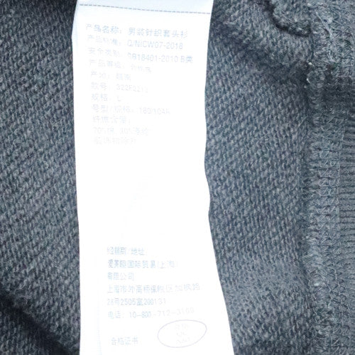 Hollister Men Black L Pullover Crew Neck Sweatshirt