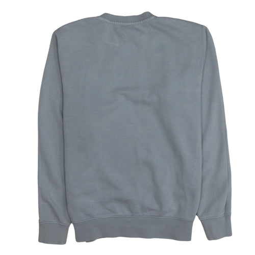 Nike Women’s Grey Small Pullover Sweatshirt Crew Neck Logo Cotton Blend